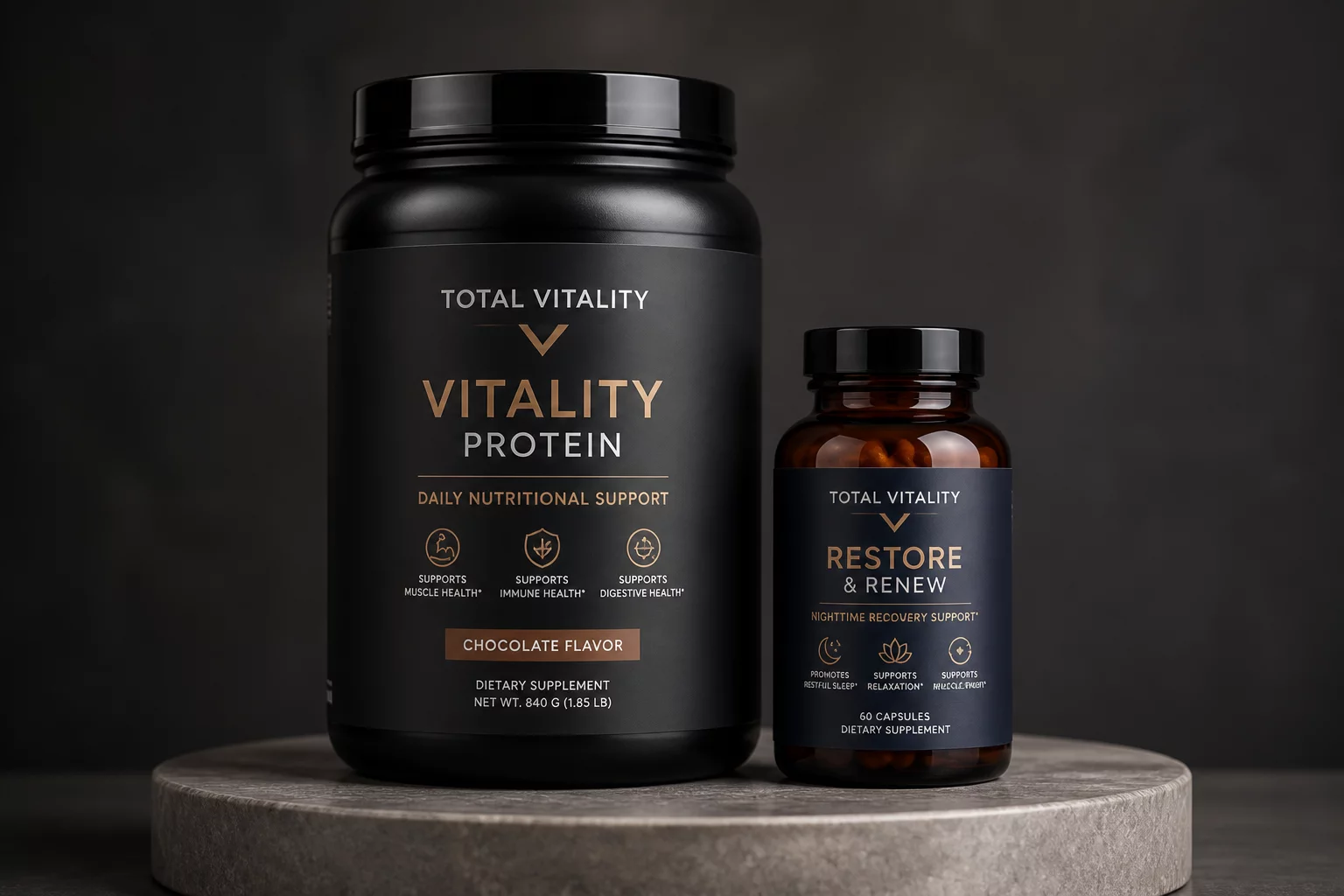 Total Vitality and Rest Stack